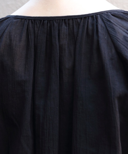 THE SHINZONE（ザ　シンゾーン）の「THE SHINZONE/シンゾーン　刺繍ブラウス　EMBROIDERED BLOUSE　26SMSBL09（シャツ/ブラウス・レディース・ブラック/ナチュラル・FREE）」の6枚目の写真