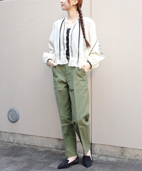 THE SHINZONE（ザ　シンゾーン）の「THE SHINZONE/シンゾーン　刺繍ブラウス　EMBROIDERED BLOUSE　26SMSBL09（シャツ/ブラウス・レディース・ブラック/ナチュラル・FREE）」の12枚目の写真