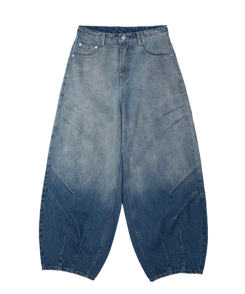 DECET（デケト）の「Balloon Wide Jeans DCPT055LightBlueA（デニムパンツ・レディース・その他・26/28/30/32/34）」の5枚目の写真