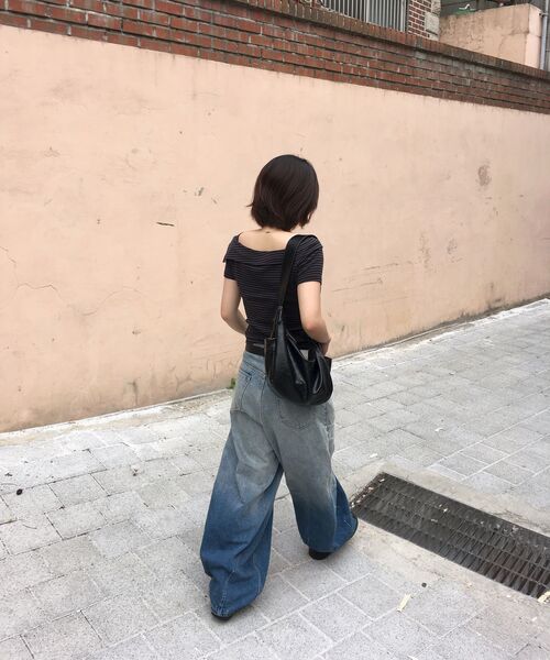 DECET（デケト）の「Balloon Wide Jeans DCPT055LightBlueA（デニムパンツ・レディース・その他・26/28/30/32/34）」の18枚目の写真