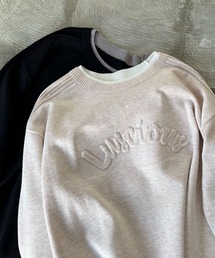 Doux archives | レイヤード風エンボスニット(ニット/セーター)