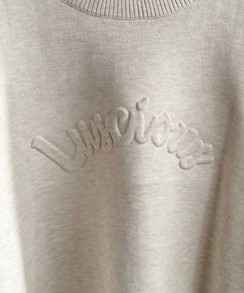 Doux archives(ドゥアルシーヴ)の「レイヤード風エンボスニット(ニット/セーター・レディース・ベージュ/オフホワイト/ブラック・FREE)」の19枚目の写真