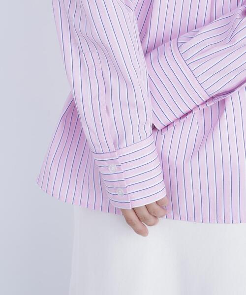 N.(N. Natural Beauty Basic)(エヌエヌナチュラルビューティーベーシック)の「ベーシックシャツ(シャツ/ブラウス・レディース・ピンク系その他/ベージュ系その他/ブルー・フリ-)」の6枚目の写真