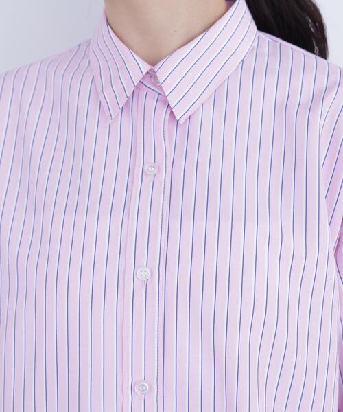 N.(N. Natural Beauty Basic)(エヌエヌナチュラルビューティーベーシック)の「ベーシックシャツ(シャツ/ブラウス・レディース・ピンク系その他/ベージュ系その他/ブルー・フリ-)」の7枚目の写真
