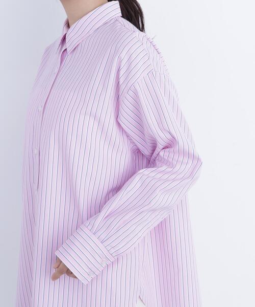 N.(N. Natural Beauty Basic)(エヌエヌナチュラルビューティーベーシック)の「ベーシックシャツ(シャツ/ブラウス・レディース・ピンク系その他/ベージュ系その他/ブルー・フリ-)」の8枚目の写真