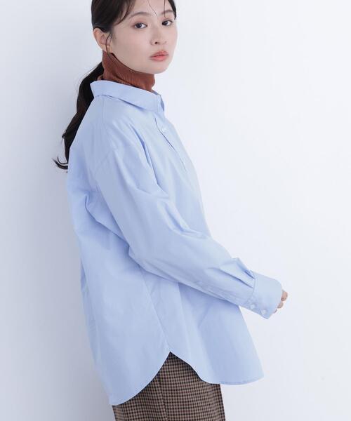 N.(N. Natural Beauty Basic)(エヌエヌナチュラルビューティーベーシック)の「ベーシックシャツ(シャツ/ブラウス・レディース・ピンク系その他/ベージュ系その他/ブルー・フリ-)」の11枚目の写真