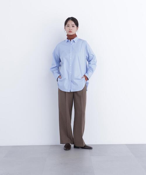 N.(N. Natural Beauty Basic)(エヌエヌナチュラルビューティーベーシック)の「ベーシックシャツ(シャツ/ブラウス・レディース・ピンク系その他/ベージュ系その他/ブルー・フリ-)」の12枚目の写真