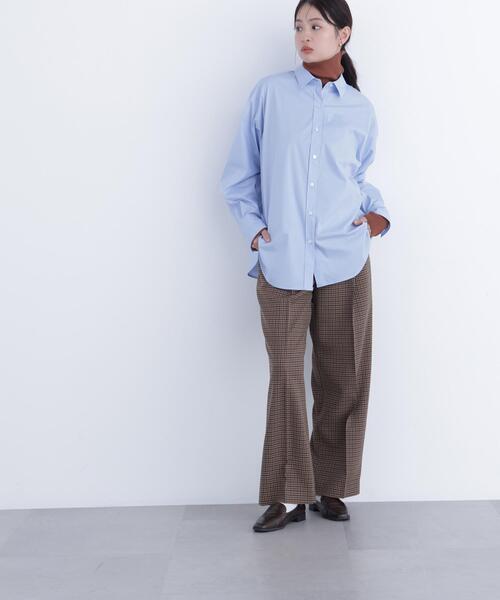 N.(N. Natural Beauty Basic)(エヌエヌナチュラルビューティーベーシック)の「ベーシックシャツ(シャツ/ブラウス・レディース・ピンク系その他/ベージュ系その他/ブルー・フリ-)」の13枚目の写真
