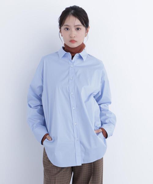 N.(N. Natural Beauty Basic)(エヌエヌナチュラルビューティーベーシック)の「ベーシックシャツ(シャツ/ブラウス・レディース・ピンク系その他/ベージュ系その他/ブルー・フリ-)」の14枚目の写真