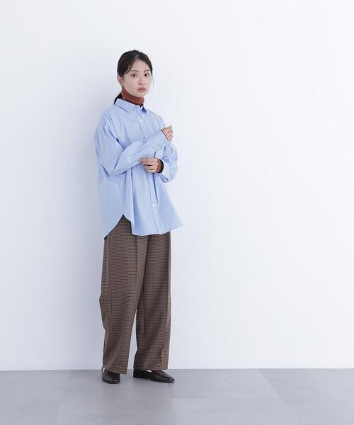 N.(N. Natural Beauty Basic)(エヌエヌナチュラルビューティーベーシック)の「ベーシックシャツ(シャツ/ブラウス・レディース・ピンク系その他/ベージュ系その他/ブルー・フリ-)」の15枚目の写真
