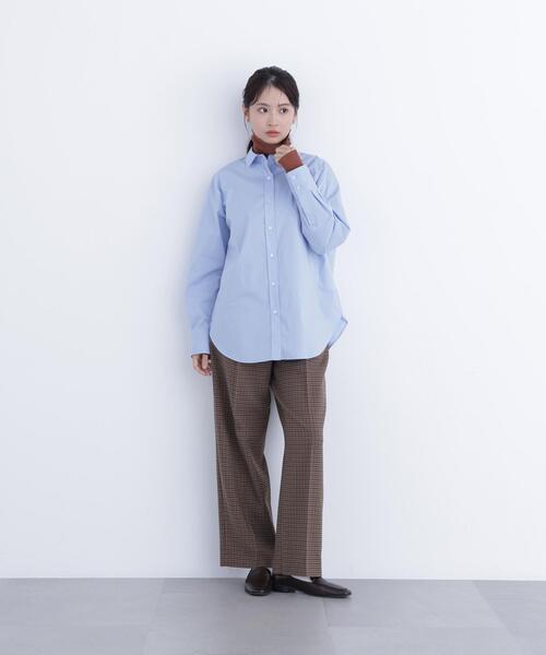 N.(N. Natural Beauty Basic)(エヌエヌナチュラルビューティーベーシック)の「ベーシックシャツ(シャツ/ブラウス・レディース・ピンク系その他/ベージュ系その他/ブルー・フリ-)」の16枚目の写真