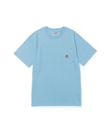 MNW（エムエヌダブリュー）の「UNSMILE POCKET T-SHIRT SKY BLUE（Tシャツ/カットソー）」