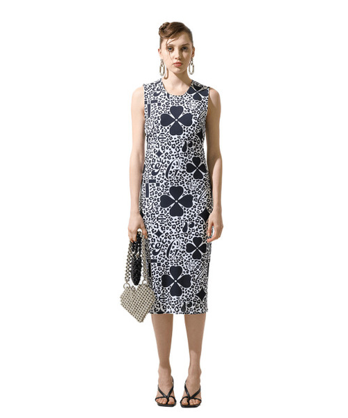 GREEDILOUS(グリディアス)の「Black Clover Print Sleeveless Dress(ワンピース・レディース・その他・SMALL/MEDIUM/LARGE/X-SMALL)」の1枚目の写真