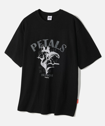 ペタルブロッサムTシャツ[ブラック]