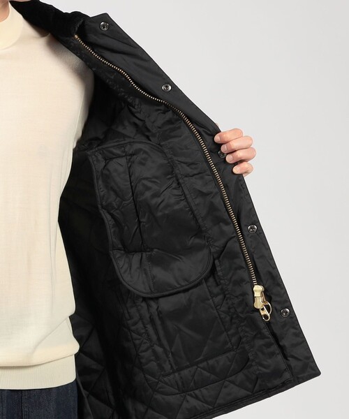 Barbour（バブアー）の「Barbour BEDALE ナイロンキルティングブルゾン（ブルゾン・メンズ・カーキ/ブラック・40/38/36）」の7枚目の写真