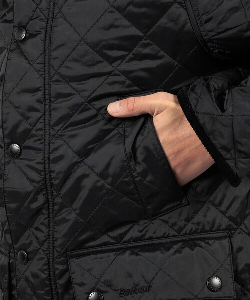 Barbour（バブアー）の「Barbour BEDALE ナイロンキルティングブルゾン（ブルゾン・メンズ・カーキ/ブラック・40/38/36）」の12枚目の写真