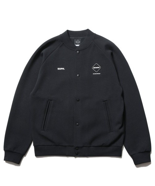 F.C.Real Bristol(エフシーレアルブリストル)の「TECH SWEAT VARSITY BLOUSON(ブルゾン・メンズ・グレー/ネイビー/ブラック/ホワイト・SMALL/MEDIUM/LARGE/X-LARGE)」の2枚目の写真