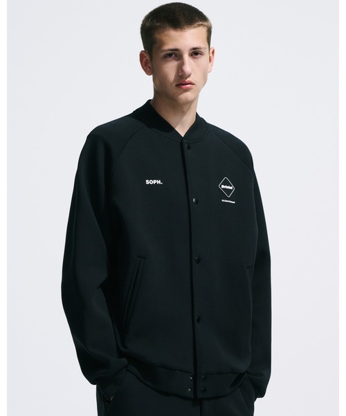 F.C.Real Bristol(エフシーレアルブリストル)の「TECH SWEAT VARSITY BLOUSON(ブルゾン・メンズ・グレー/ネイビー/ブラック/ホワイト・SMALL/MEDIUM/LARGE/X-LARGE)」の5枚目の写真