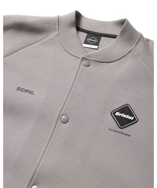 F.C.Real Bristol(エフシーレアルブリストル)の「TECH SWEAT VARSITY BLOUSON(ブルゾン・メンズ・グレー/ネイビー/ブラック/ホワイト・SMALL/MEDIUM/LARGE/X-LARGE)」の11枚目の写真