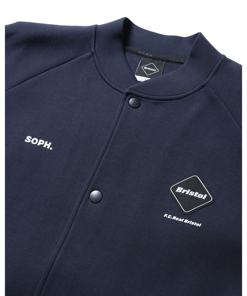 F.C.Real Bristol(エフシーレアルブリストル)の「TECH SWEAT VARSITY BLOUSON(ブルゾン・メンズ・グレー/ネイビー/ブラック/ホワイト・SMALL/MEDIUM/LARGE/X-LARGE)」の14枚目の写真