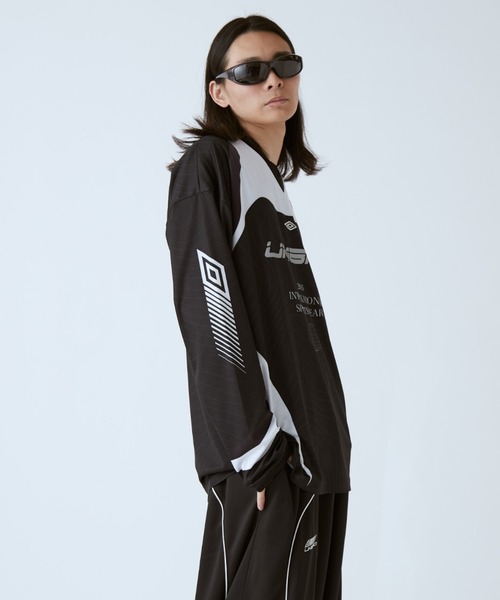 UMBRO（アンブロ）の「【UMBRO×Lui's 】ゲームシャツ（Tシャツ/カットソー・レディース・ブラック・FREE）」の10枚目の写真