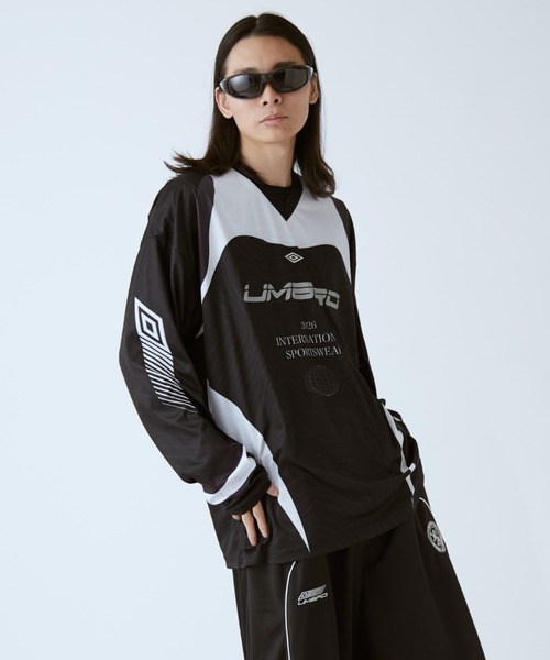 UMBRO（アンブロ）の「【UMBRO×Lui's 】ゲームシャツ（Tシャツ/カットソー・レディース・ブラック・FREE）」の9枚目の写真