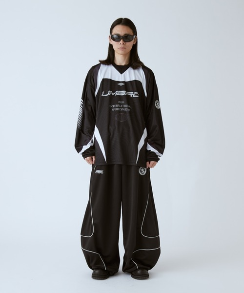 UMBRO（アンブロ）の「【UMBRO×Lui's 】ゲームシャツ（Tシャツ/カットソー・レディース・ブラック・FREE）」の11枚目の写真