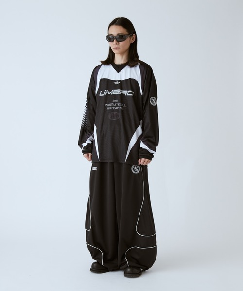 UMBRO（アンブロ）の「【UMBRO×Lui's 】ゲームシャツ（Tシャツ/カットソー・レディース・ブラック・FREE）」の12枚目の写真