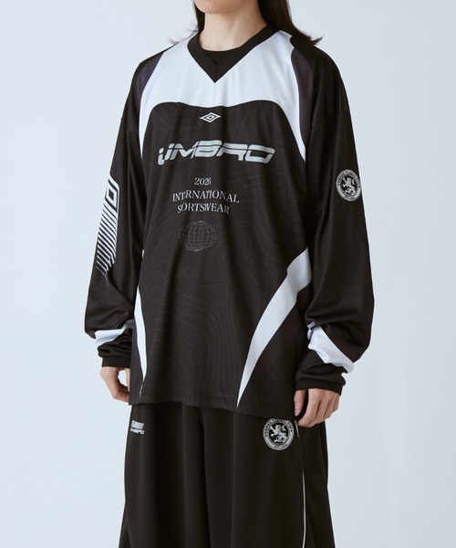 UMBRO（アンブロ）の「【UMBRO×Lui's 】ゲームシャツ（Tシャツ/カットソー・レディース・ブラック・FREE）」の16枚目の写真
