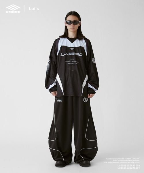 UMBRO（アンブロ）の「【UMBRO×Lui's 】ゲームシャツ（Tシャツ/カットソー・レディース・ブラック・FREE）」の6枚目の写真