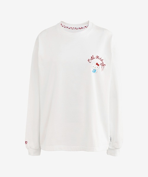 Cath Kidston(キャスキッドソン)の「Cath Kidston × Hello Kitty ロングスリーブTシャツ(Tシャツ/カットソー・レディース・ピンク/ホワイト・FREE)」の20枚目の写真