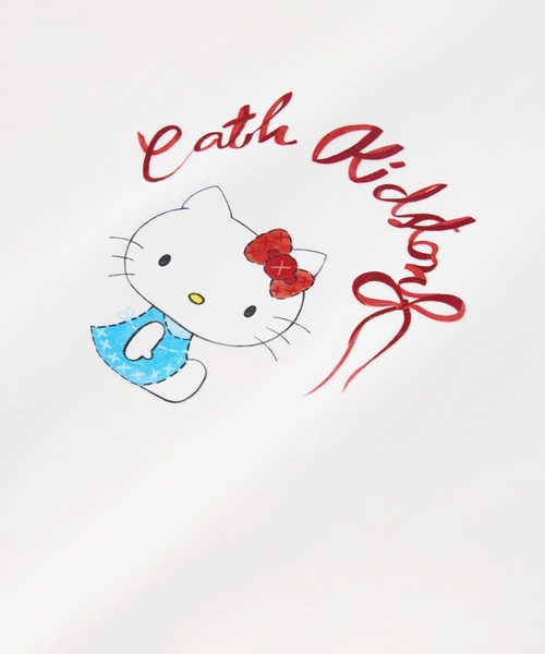 Cath Kidston(キャスキッドソン)の「Cath Kidston × Hello Kitty ロングスリーブTシャツ(Tシャツ/カットソー・レディース・ピンク/ホワイト・FREE)」の21枚目の写真