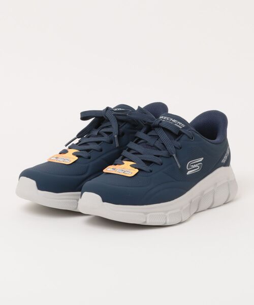 SKECHERS(スケッチャーズ)の「【SKECHERS】BOBS B FLEX-SMOOTH(スニーカー・メンズ・ネイビー/ブラック×ブラック・25.5cm/26.0cm/26.5cm/27.0cm/28.0cm/25.0cm)」の2枚目の写真