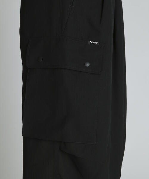 schott（ショット）の「Schott/ショット/CHIFFON CARGO PANTS/シフォン カーゴパンツ（カーゴパンツ・メンズ・ブラック/ネイビー・L/XL/M）」の20枚目の写真