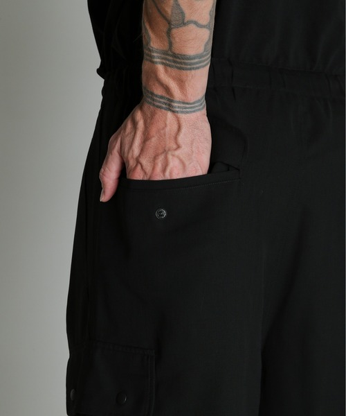 schott（ショット）の「Schott/ショット/CHIFFON CARGO PANTS/シフォン カーゴパンツ（カーゴパンツ・メンズ・ブラック/ネイビー・L/XL/M）」の6枚目の写真