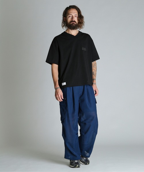 schott（ショット）の「Schott/ショット/CHIFFON CARGO PANTS/シフォン カーゴパンツ（カーゴパンツ・メンズ・ブラック/ネイビー・L/XL/M）」の10枚目の写真