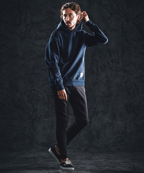 wjk reluxe(ダブルジェーケーリラックス)の「mpa4020-knit denim parka パーカー(WR26S-01)(パーカー・メンズ・ワンウォッシュ/インディゴブルー/ライトインディゴブルー・L/M/S)」の6枚目の写真
