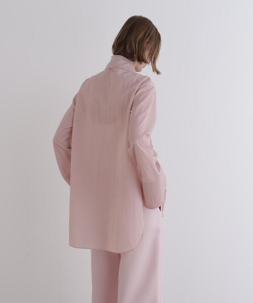 LE PHIL（ルフィル）の「コンパクトナイロンボウタイブラウス（シャツ/ブラウス・レディース・ピンク/ブラック・F）」の9枚目の写真