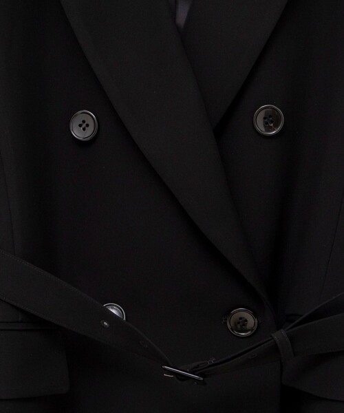 NOLLEY’S（ノーリーズ）の「《セットアップ対応》ウォッシャブルダブルクロスジレ（ベスト・レディース・ブラック/ネイビー・38）」の19枚目の写真