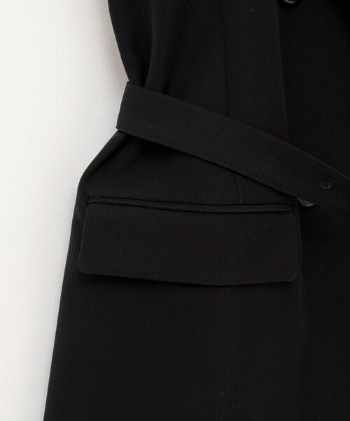 NOLLEY’S（ノーリーズ）の「《セットアップ対応》ウォッシャブルダブルクロスジレ（ベスト・レディース・ブラック/ネイビー・38）」の21枚目の写真