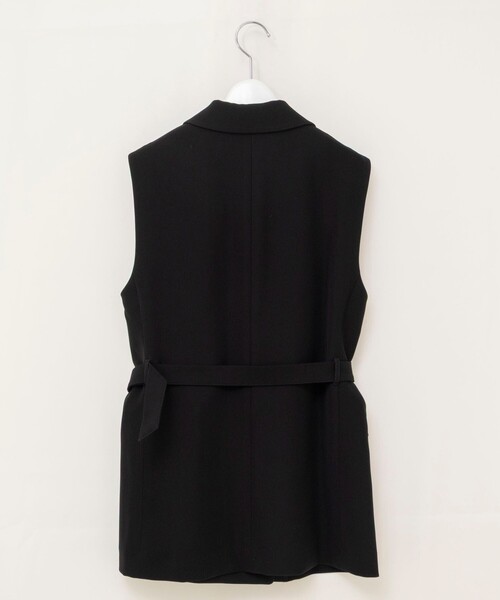 NOLLEY’S（ノーリーズ）の「《セットアップ対応》ウォッシャブルダブルクロスジレ（ベスト・レディース・ブラック/ネイビー・38）」の22枚目の写真