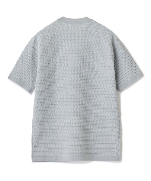MEN'S BIGI（メンズビギ）の「【ACTIVE TAILOR】ブリスターニットジャカードＴシャツ＜通気性/速乾性＞（Tシャツ/カットソー・メンズ・ネイビー/ブラック/ホワイト/グレー・04/03/02/01）」の18枚目の写真
