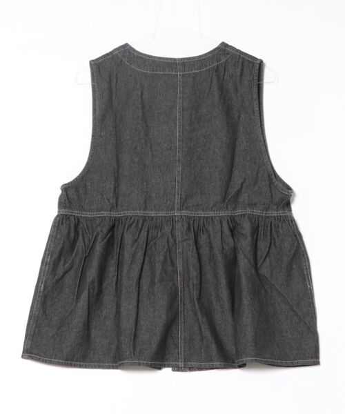 チチカカ（チチカカ）の「ライトオンスデザインステッチベスト（ベスト・レディース・ライトブルー/ブラック・FREE）」の14枚目の写真