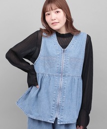 チチカカ | ライトオンスデザインステッチベスト(ベスト)