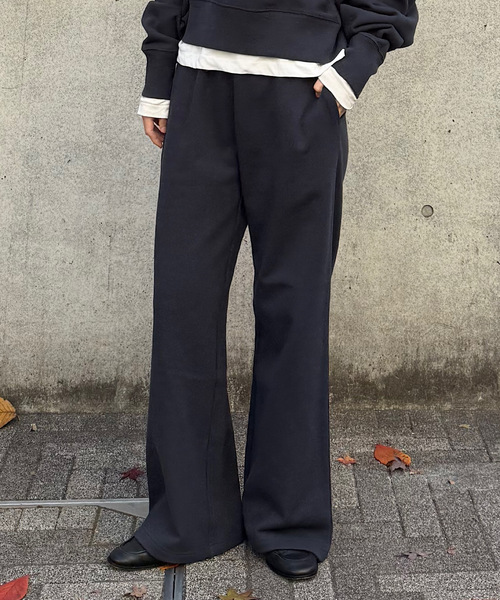 OUTDOOR PRODUCTS（アウトドアプロダクツ）の「GOAT 別注スウェットワイドパンツ（スウェットパンツ・レディース・ブラウン/グレー/チャコールグレー・MEDIUM/SMALL）」の2枚目の写真