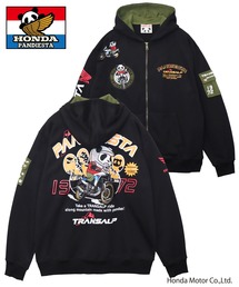Honda×Pandiesta TRANSALP マウンテンライドZIPパーカー(M2)