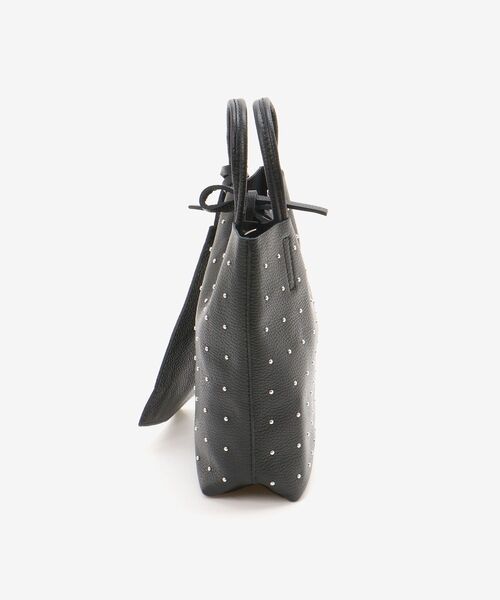 le.coeur blanc（ルクールブラン）の「MILLELA FIRENZE スタッズミニトートBAG（トートバッグ・レディース・ブラック・FREE）」の7枚目の写真