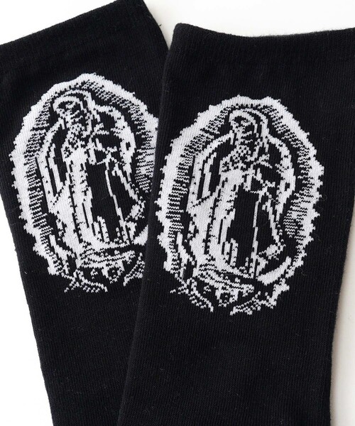 Subciety（サブサエティ）の「Maria socks（ソックス/靴下・メンズ・ブラック/ホワイト・FREE）」の20枚目の写真