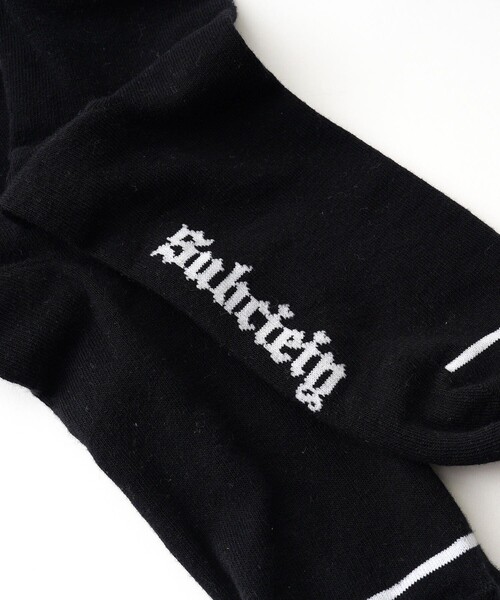 Subciety（サブサエティ）の「Maria socks（ソックス/靴下・メンズ・ブラック/ホワイト・FREE）」の21枚目の写真