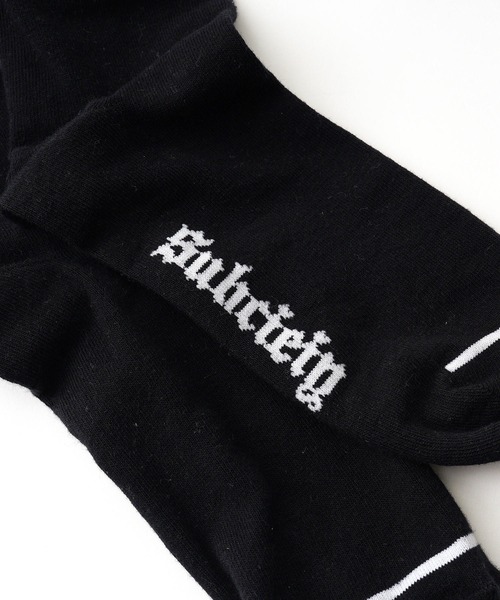 Subciety（サブサエティ）の「Maria socks（ソックス/靴下・メンズ・ブラック/ホワイト・FREE）」の7枚目の写真
